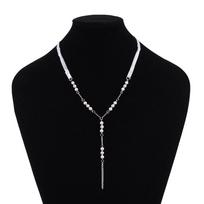 Women's Fashion Artificial Pearl Chain Bracelet Barefoot Toe Ring Sandals Beach Necklace