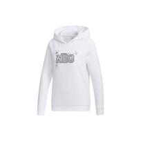 Adidas Neo Breathable Pullover Hoodie Women Tops White GK8776 S