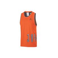 Air Jordan Sport Dna Logo Spausdinimas Dvipusis Tinklelio Krepšinio Berankovis Vyriški Viršutiniai Drabužiai Oranžinis DA7235-803 S red