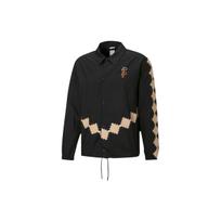 Puma X Ištarti austinė striukė su geometrinio rašto spaudiniu Unisex striukė juoda 532152-01 XS black