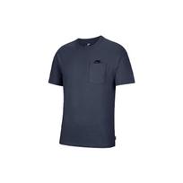Nike Sportswear Essential Embroidered Logo Pocket Short Sleeve T-Shirt Men Tops Deep-Blue DB3250-437 S black