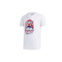 Adidas Neo Round Neck Straight T-Shirt Men Tops White GK1479 S