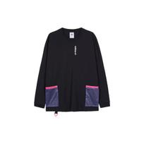 Adidas Originals Trefoil G Outd Long Sleeve Tee With Contrast Pocket Men Tops Black H09363 S black