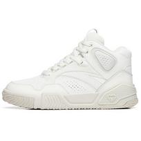 Anta Flame Comfortable Casual Non-Slip Shock Absorbing Wear-Resistant High-Top Skate Shoes Women Skate Shoes White Gray 122238090R-1 36 white