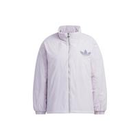 Adidas Originals Miffy Collaboration Series Solid Color Logo Pattern Stand Collar Sports Cotton Jacket Women Jacket Pink White IM1701 XXS