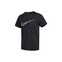 Nike Logo Print American Vintage Crew Neck Loose Short Sleeve T-Shirt Men T-Shirts Black DQ1930-010 M black