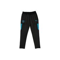 Puma Logo Print Straight Leg Football Training Knit Pants Player Edition 21-22 Season Manchester City Men Pants Black 764867-12 L black