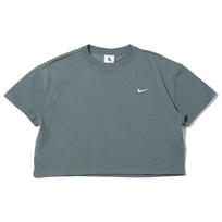 Nike Lab Solid Short Sleeve T-Shirt Women Tops Leaf-Green DA0324-387 XS