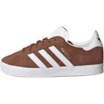 Adidas Gazelle C Preloved Brown Kids Sneakers Cloud-White Gold-Metallic IF9807 31½