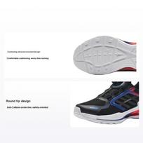 Anta Kids Comfortable Shock Absorbing Durable Low Top Running Shoes Kids sneaker Black Blue 312335560-3 37 black