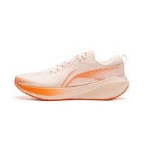 Li Ning Tread Wind Comfortable Simple Non-Slip Wear-Resistant Low-Top Running Shoes Women sneaker Beige Orange AGLU322-5 37