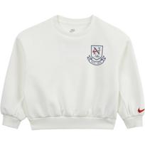 Nike Swoosh Sportswear Crewneck Pullover Casual Comfort Kids Tops Sail-White IB8433-133 M