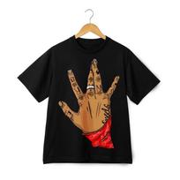 West Coast Hand Sign Graphic T-Shirt – Urban LA Gangsta Streetwear Tee L