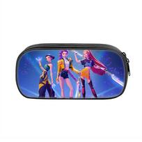 Huntrix Kpop printed peripheral pencil bag Hunter Witch Girls Group primary and secondary school students pencil case CLE Small pencil case