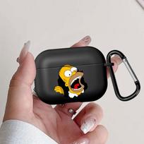 Simpsons Mielas dėklas Airpods 1 Pro 3 Pro3 4 Pro2 2 Ausinių dėklams Dangtelis for Airpods 4