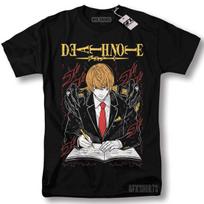 Death Note Kira Ryuk Shirt Anime Manga Strip Horror Cosplay Graphic T-Shirt Unisex T-Shirt M