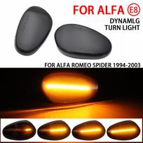 Car LED Dynamic Side Marker Light Turn Signal Blinker for Alfa Romeo 145 146 930 155 SPIDER GTV 60603161 60603162 gray