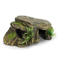Turtle Hiding Caves Simulation Crawling Turtle Reptile Basking Hide Habitat Tank Decoration Ornament Safe Shelters Reptiles žalia