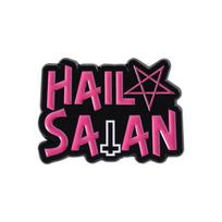 Hail Satan Pentagram Goat Enamel Pins Satanic Lucifer Pagan Brooch Lapel Badge Christmas Jewelry Accessories Gifts for Friends