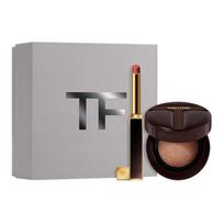 Tom Ford Slim Lip Colour Shine And Architecture Soft Matte Blurring Cushion Foundation Makeup Set Lipstick 152 +Foudation 0.7