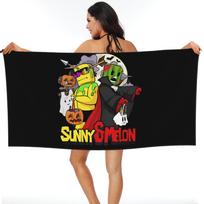 Sunny And Melon Beach Towel Soft Microfiber Quick Dry Absorbent Quick Towels For Bath W40*H60(CM)
