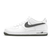 Nike Air Force 1 Low GS Balti Geležies Pilki Vaikų Sportbačiai Obsidianiniai DJ4617-100 36 white