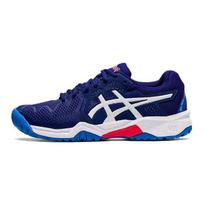 Asics Gel Resolution 8 GS Dive Blue Kids Sneakers White 1044A018-405 32.5