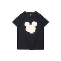 Li-Ning x Disney Joint Kung Fu Mickey Silhouette Print Short Sleeve T-Shirt Women Tops Black AHSQ144-1 S