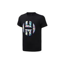 Adidas Harden Logo Sports Basketball Short Sleeve Tee Men Tops Black DX6934 M