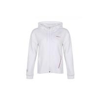 Adidas Neo Floral Print Sports Hooded Jacket With Drawstring Women Jackets White DZ7597 S