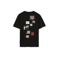 Li-Ning X Disney Mickey X Keith Haring Print Sports Crew Neck Short Sleeve T-Shirt Men Tops Black AHSR643-2 L