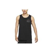 Jordan Logo Print Round Neck Sports Vest Men Tops Black DB1552-010 L
