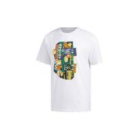 Adidas Originals Trefoil City That Never Sleeps Logo Print Short Sleeve T-Shirt Men Tops White EC7348 XL