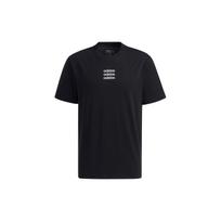 Adidas Neo Round Neck Sports Casual Printed T-Shirt Men Tops Black GP4891 XL