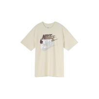 Nike American Vintage Dopamine Logo Print Knit Crew Neck Sport Short Sleeve T-Shirt With Dropped Shoulders Men Tops Yellow FN3697-113 XXL white