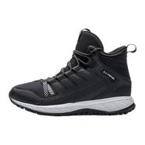Li Ning Shock Absorbing Non-Slip Wear-Resistant High-Top Running Shoes Men Sneakers Standard-Black ARHP215-2 41 black