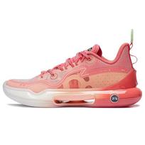 Li Ning Yu Shuai Evolution Low Persikų spalvos audinys Sintetinė oda Smūgių sugėrimas Neslystantys Atsparūs dėvėjimuisi Žemo profilio krepšinio bateliai Vyriški sportbačiai ABAS161-8 43⅔
