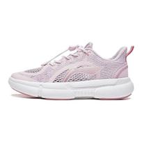Li-Ning Cloud Zero Gravity 1.0 Non-Slip Shock Absorbing Durable Lightweight Casual Shoes Kids Shoes Ice-Pink YKCT068-2 32