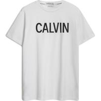 Calvin Klein Gradient Rainbow Letter Print Breathable Short Sleeve T-Shirt Unisex Tops White J318289YAF M white