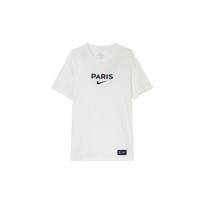 Nike Paris Saint-Germain Team Logo Embroidered Crew Neck Short Sleeve T-Shirt Men Tops Sail HJ9761-133 L