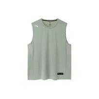 Anta Solid Color Round Neck Sleeveless Vest Men tops Bean-Gray 952427112-1 S