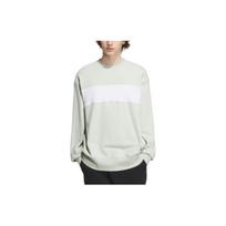 Adidas American Retro Sports Casual Long Sleeve Crew Neck Sweatshirt Unisex Sweatshirt Linen-Green IT6394 L white