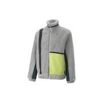 Puma Zip-Up Jacket With Embroidered Logo Men Outerwear Gray 536131-02 S gray