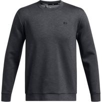 Under Armour Elevated UA Drive Midlayer Crew Fleece Training Casual Round Neck Sweatshirt Men Sweatshirt Black 1387122-001 XL gray