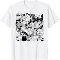Rick and Morty Box Cover Group One Color T-Shirt M balta