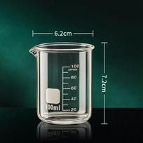 Stiklinis matavimo puodelis Aukštas borosilikatinis Skaidrus su skale Atsparus karščiui Laboratorinis stiklainis Virtuvės Kepimas 50/100/150/250/500/1000ml 50-1000ml black