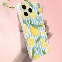 For Xiaomi 15T Pro 5G 11 Lite 5G 14 14T 13T 12T Case Fresh Lemon Print Pattern Cover For Poco F7 5G F6 F5 X7 X6 X5 M6 Soft Funda Xiaomi 13T Pro