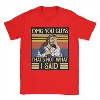 Unisex Women Thats Not What I Said T Shirts Jesus Meme Pure Cotton Tops Vintage Short Sleeve O Neck Tee Shirt Gift Idea TShirts S