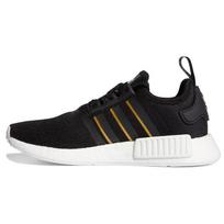 Adidas  NMD_R1 Black Gold Metallic Women Sneakers Core-Black Crystal-White FW6433 38