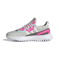 Adidas Flex J Grey Screaming Pink Kids Sneakers Grey-One Cloud-White FX5324 28 white